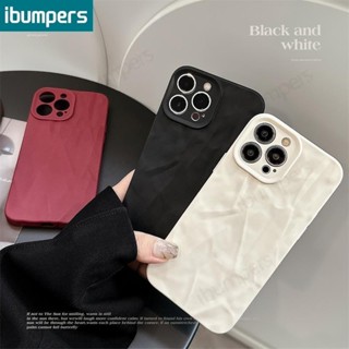 Ibumpers High Quality Minimalist Simple Wave Black Phone Case Casing for Iphone 15 14 12 13 11 Pro Max IP 7 8 Plus Iphon X XS XR Xs Max Premium Shockproof Back Cover