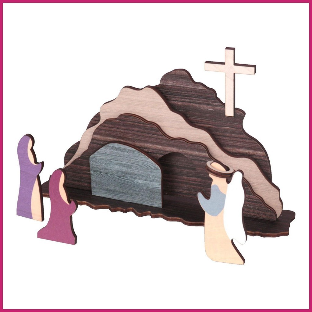 Resurrection Decorations 7PCS The Empty Tomb Cross Easter Decor ...