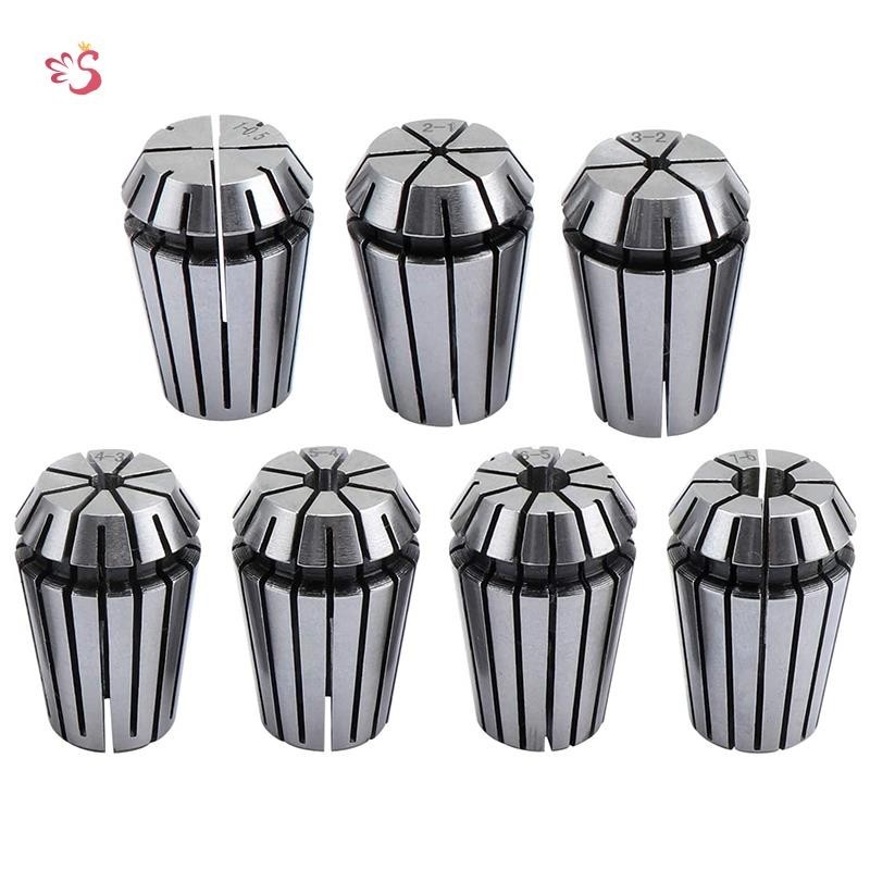 13 Pcs Collet Set ER20 Collet Chuck 1mm-13mm Holder Super Precision Spring Collet Set For CNC Engraving Machine & Milling Lathe Tool