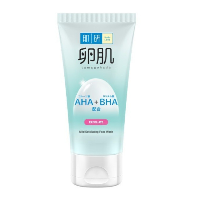 HadaLabo AHA+BHA Exfoliate Face Wash (130g) Exp: 08/2026 | Shopee Malaysia