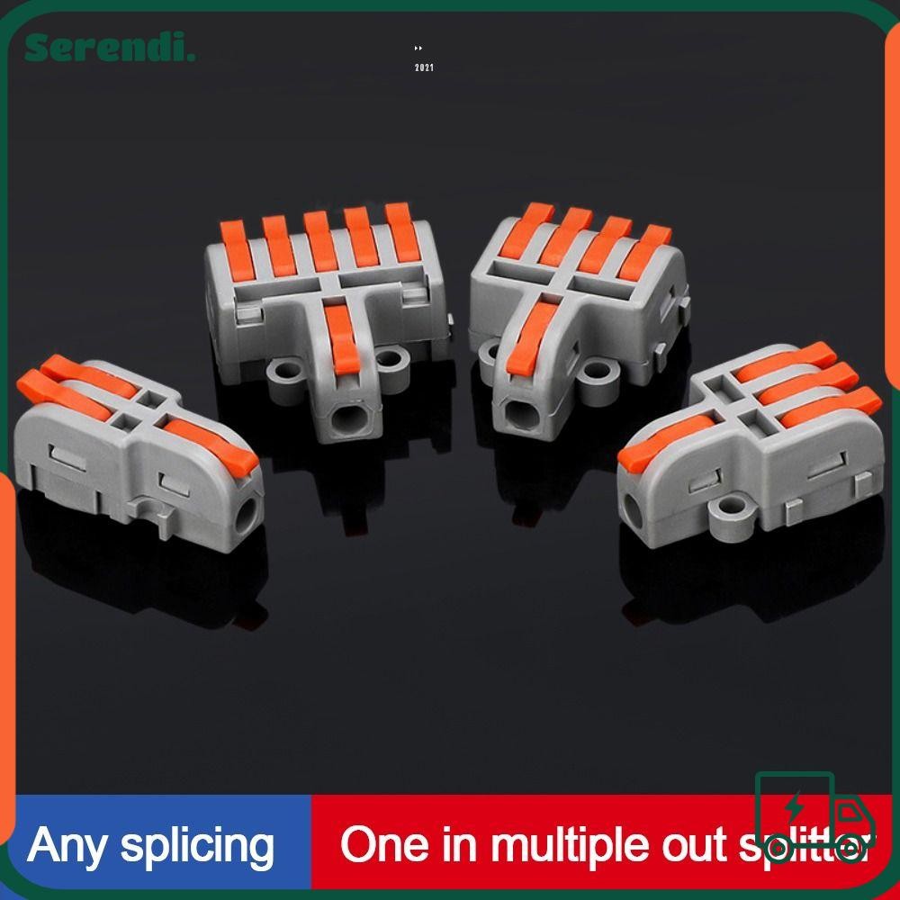 SERENDI Quick Terminal Block, Mini Universal Wire Connector, Quick ...