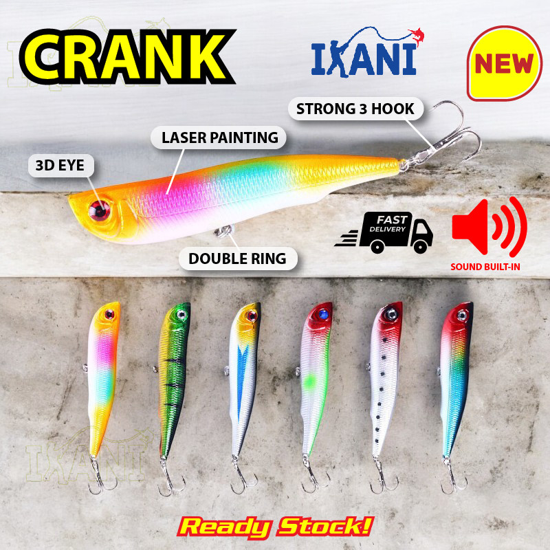 POPPER CRANK 15.6g 10.5CM SOUND realistic casting Gewang fishing lure ...