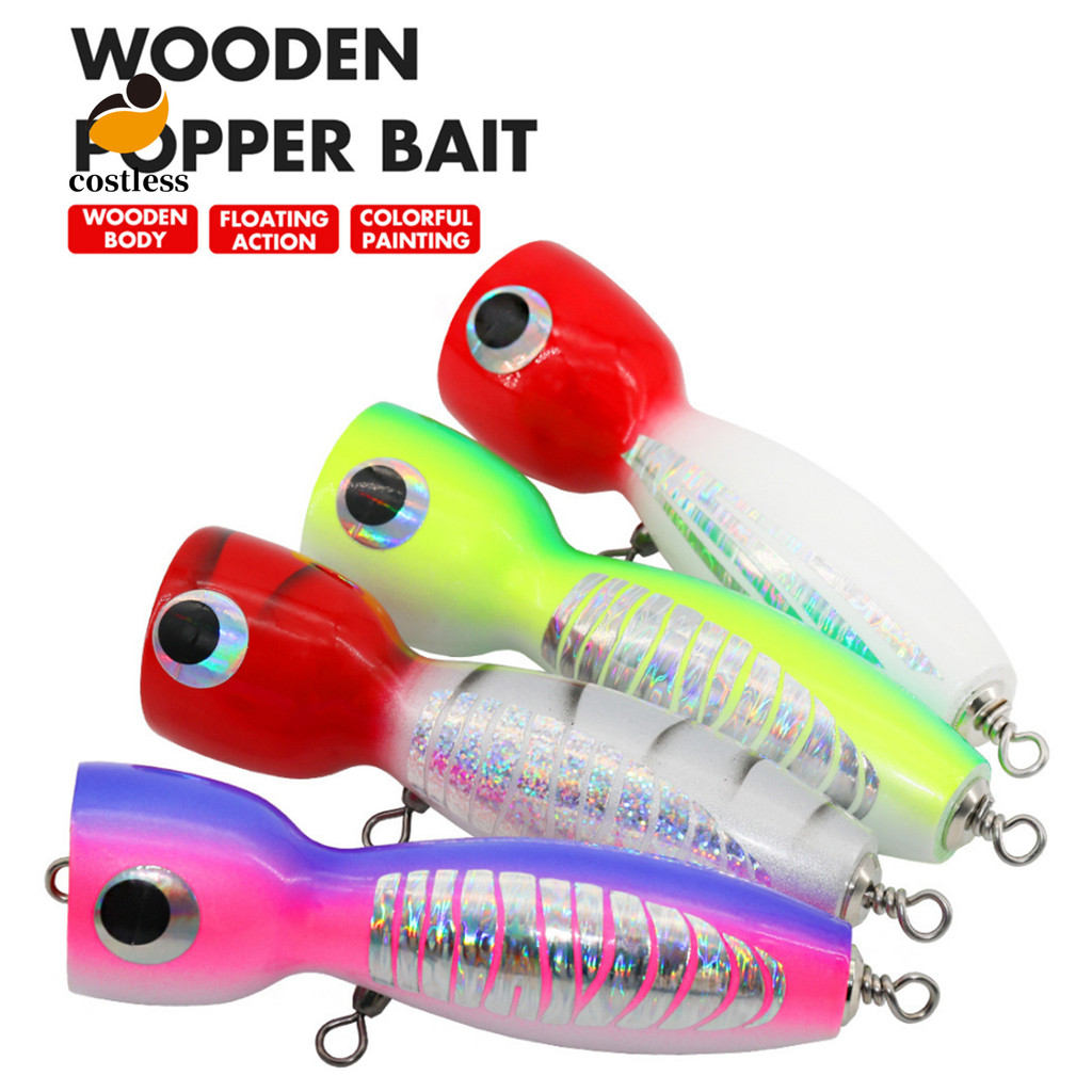 CTL 17cm/80g Oversize Bowl Mouth Colorful Painting Lure Bait 3D Big ...