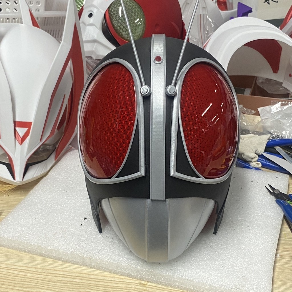 Kamen Rider rx 3d Printing Finished Product Wearable Mask Helmet ...