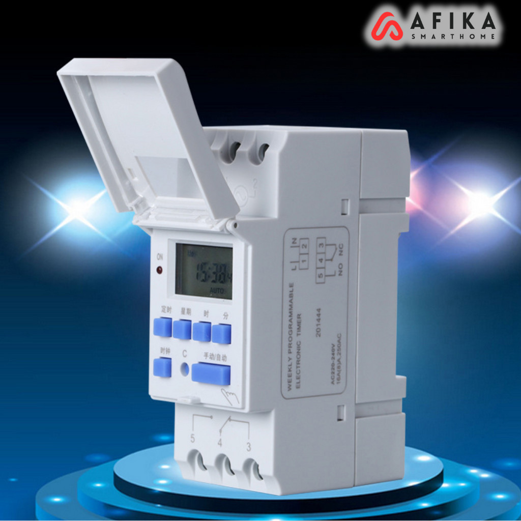 Programmable Digital Timer Switch Relay 20 Programs 220V/16A | Shopee ...