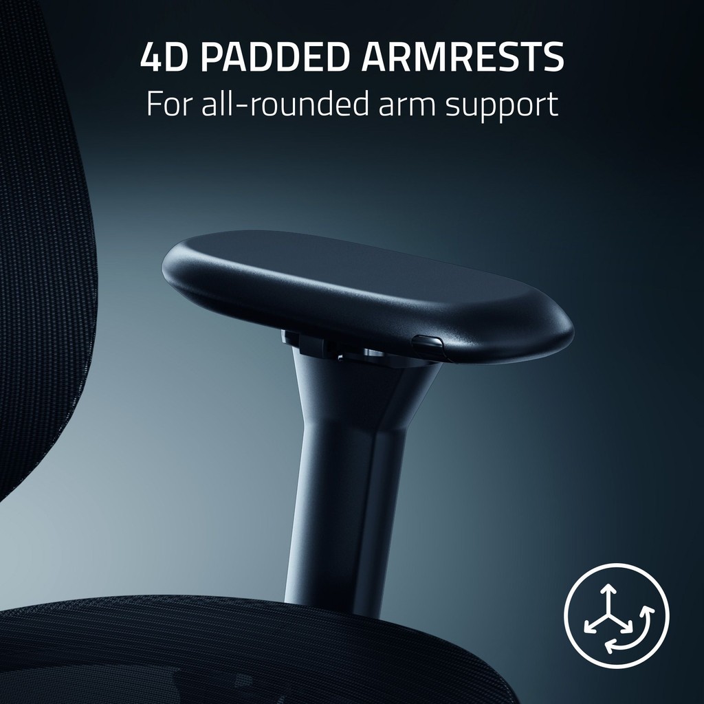 Razer Fujin Pro Fully Adjustable Ergonomic Lightweight Breathable Mesh ...