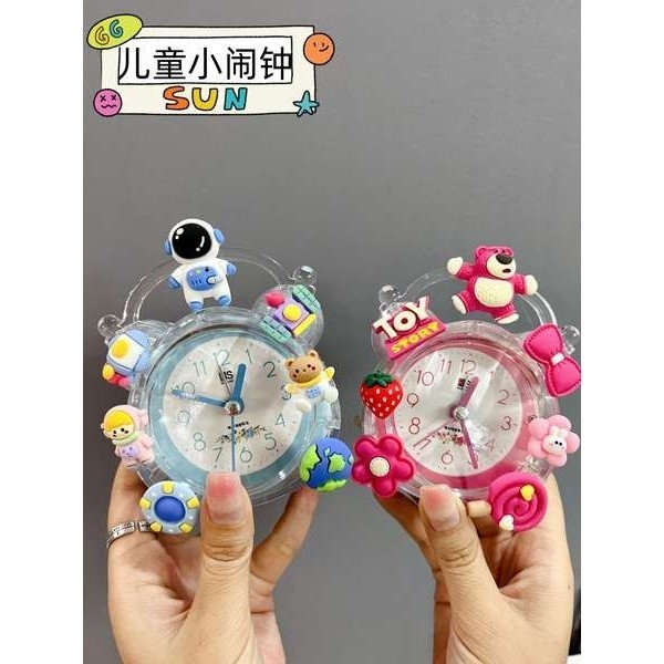jam loceng Kanakkanak kartun comel jam penggera kecil pelajar asrama