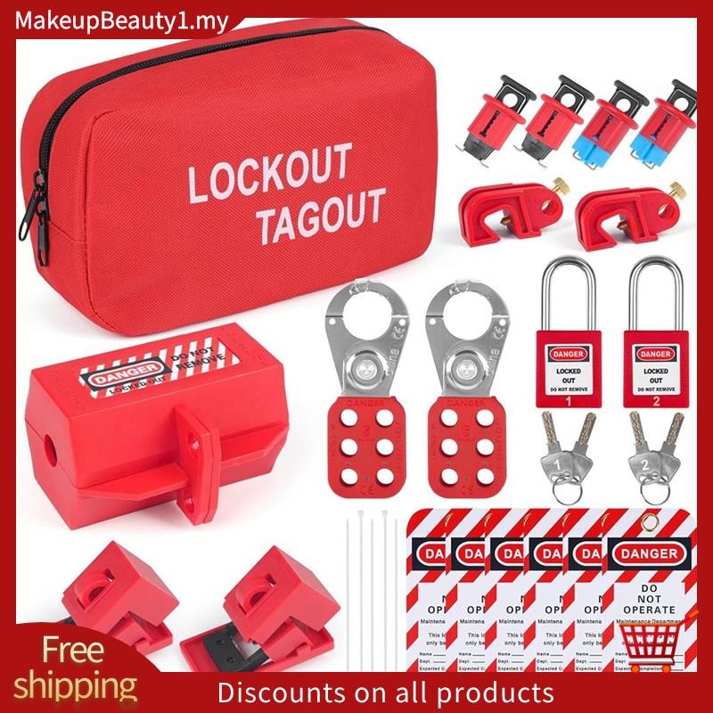 [In Stock]Lockout Tagout Kits Electrical, Lockout Tagout Station Safety ...