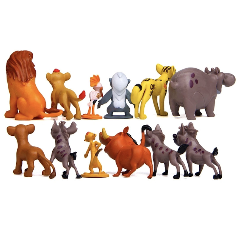 Cartoon The Lion King Simba Nala Timon Figurine PVC Action Figures ...