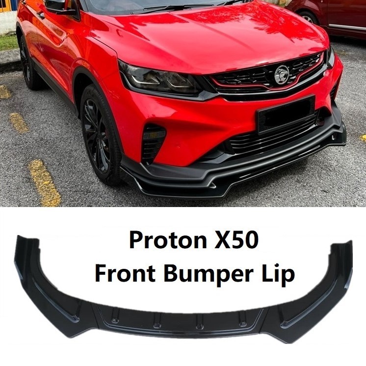 Proton X Sporty Front Lip Front Bumper Lip Bodykit Set Shopee Malaysia