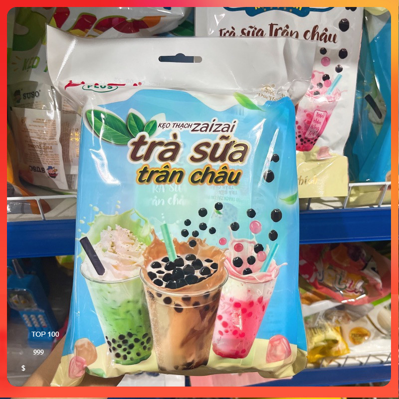 Zaizai Pearl Milk Tea Jelly Duc Hanh Milk Tea Pack 320g /650g [San pham ...
