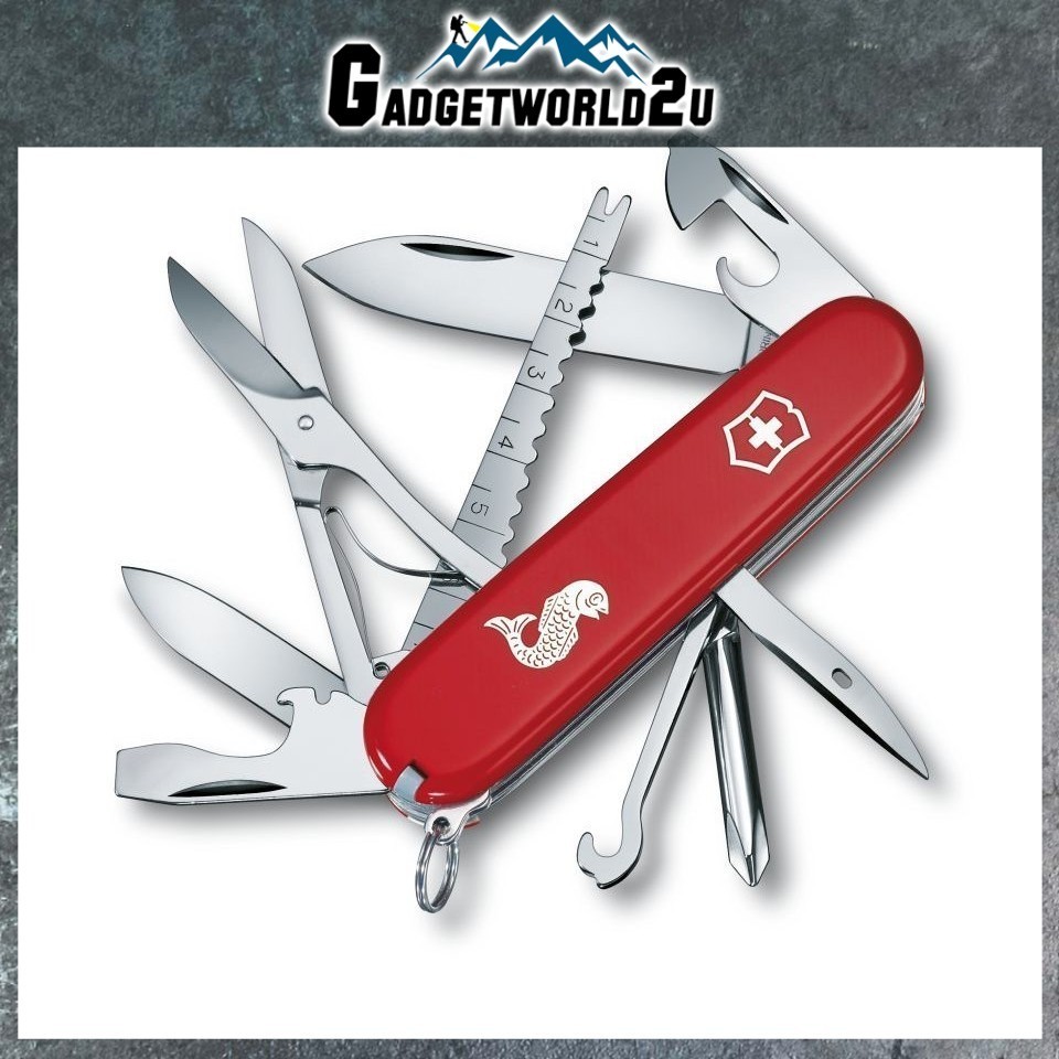 Victorinox Fisherman Red Multitool - 1.4733.72 Utility Tool Camping ...