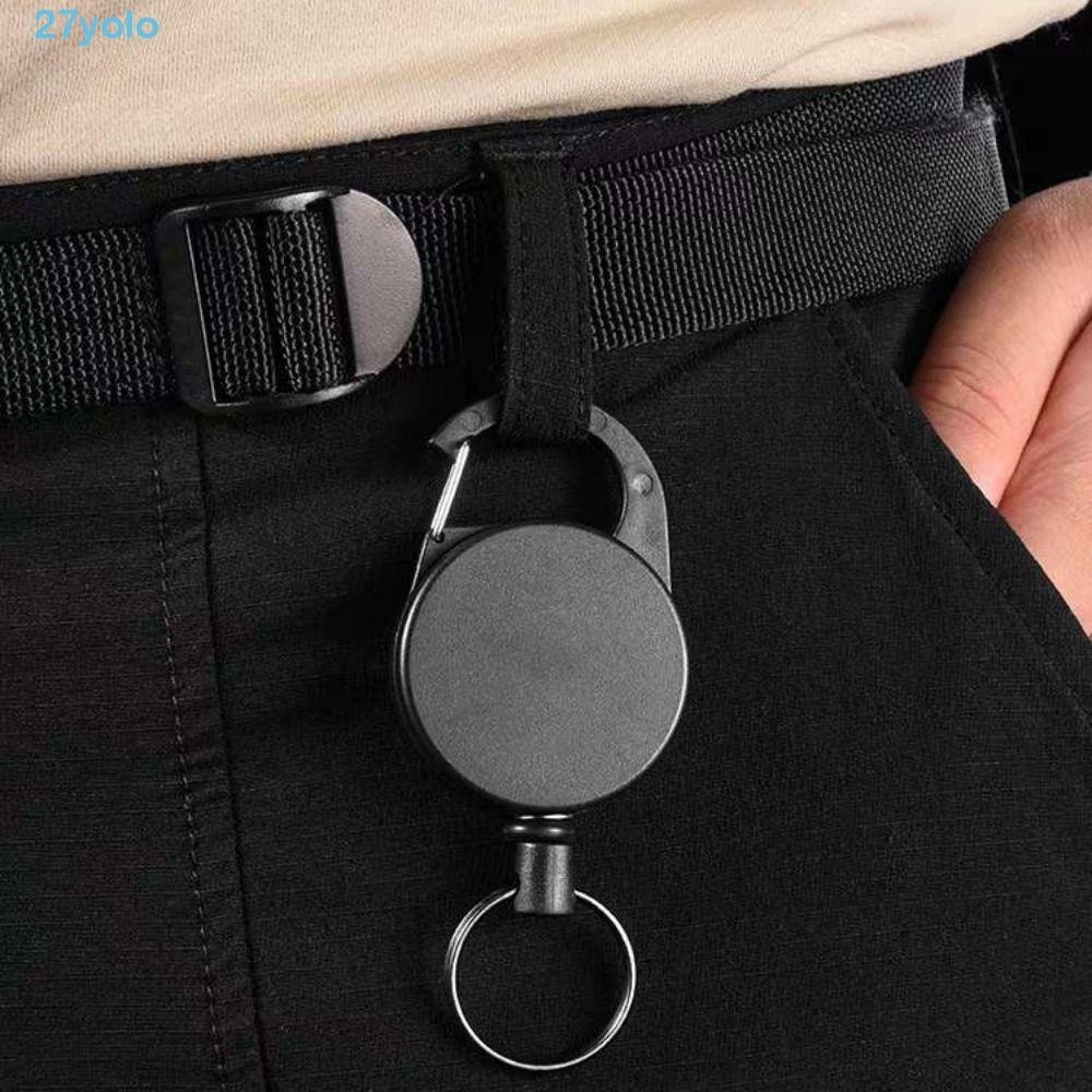 YOLO Heavy Duty Retractable Key Chain, Heavy Duty AntiTheft Antitheft