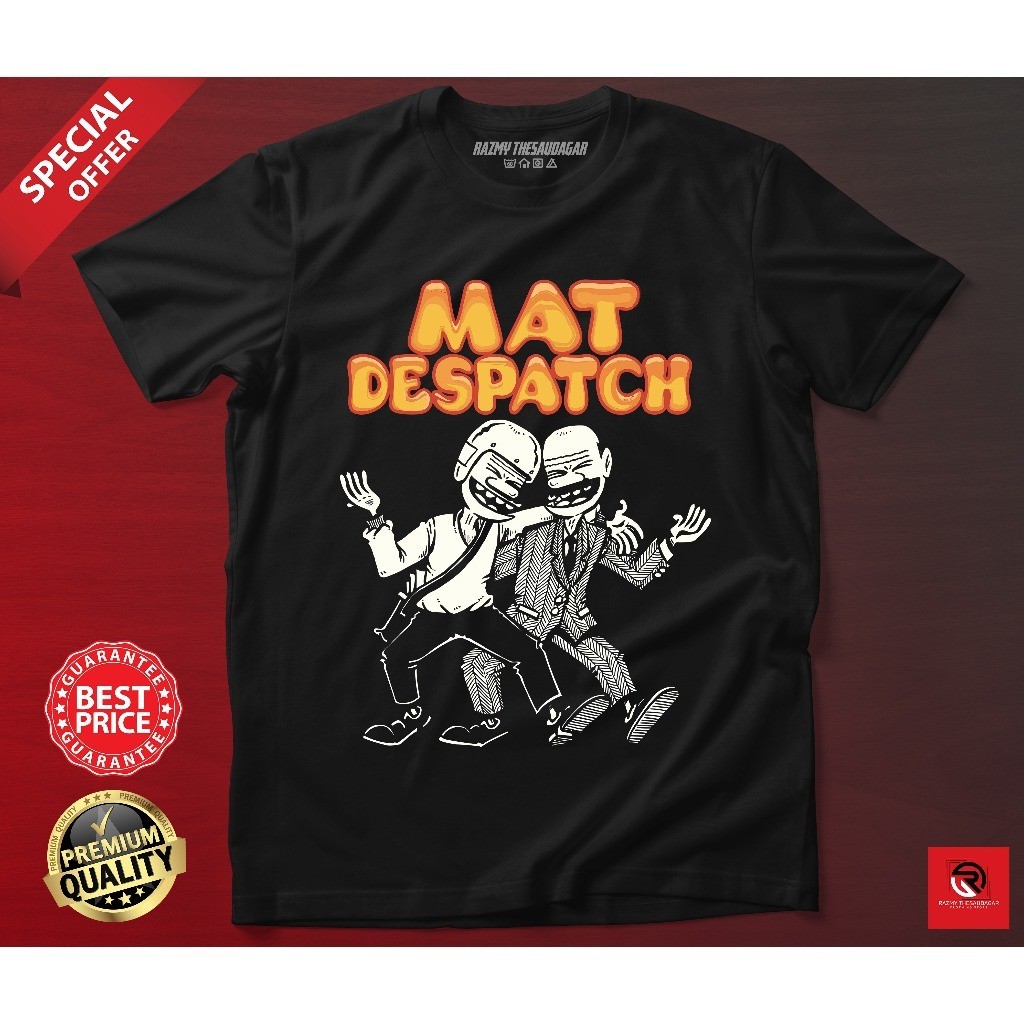 BAJU MAT DESPATCH MAJALAH UJANG VINTAGE T-SHIRT SHORT SLEEVE ROUNDNECK ...