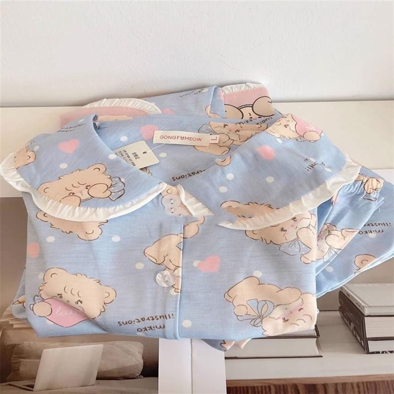 Student Dormitory INS New Style Pajamas French High-End mikko Bear ...