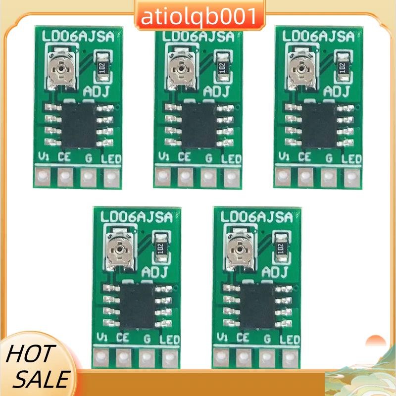 5PCS 30-1500MA Adjustable Constant Current LED Driver DC 3.3V 3.7V 4.2V ...
