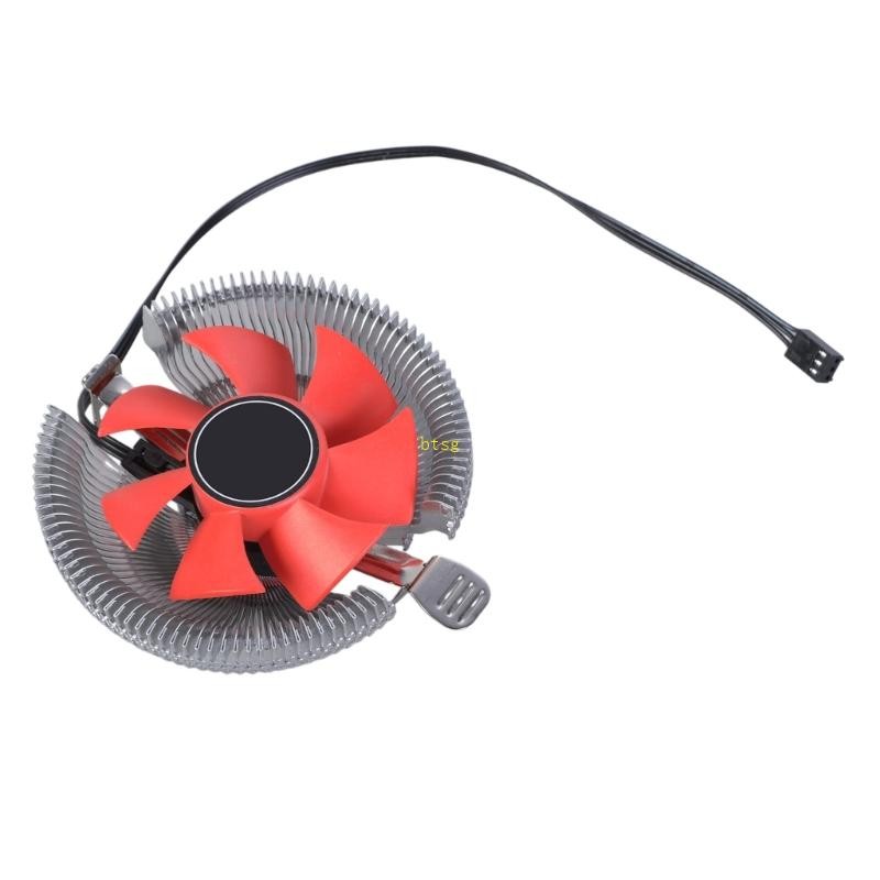 BT CPU Cooler Chassis Radiator 7 Big Blades CPU Air Cooler PWM Fan Air ...