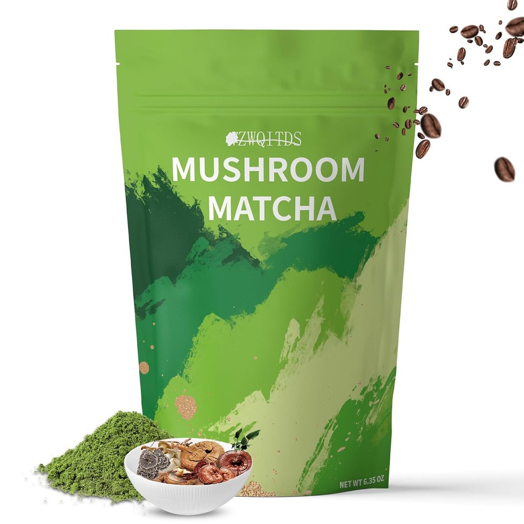 Mushroom Matcha Super Latte | Ceremonial-Grade Japanese Matcha Matcha ...