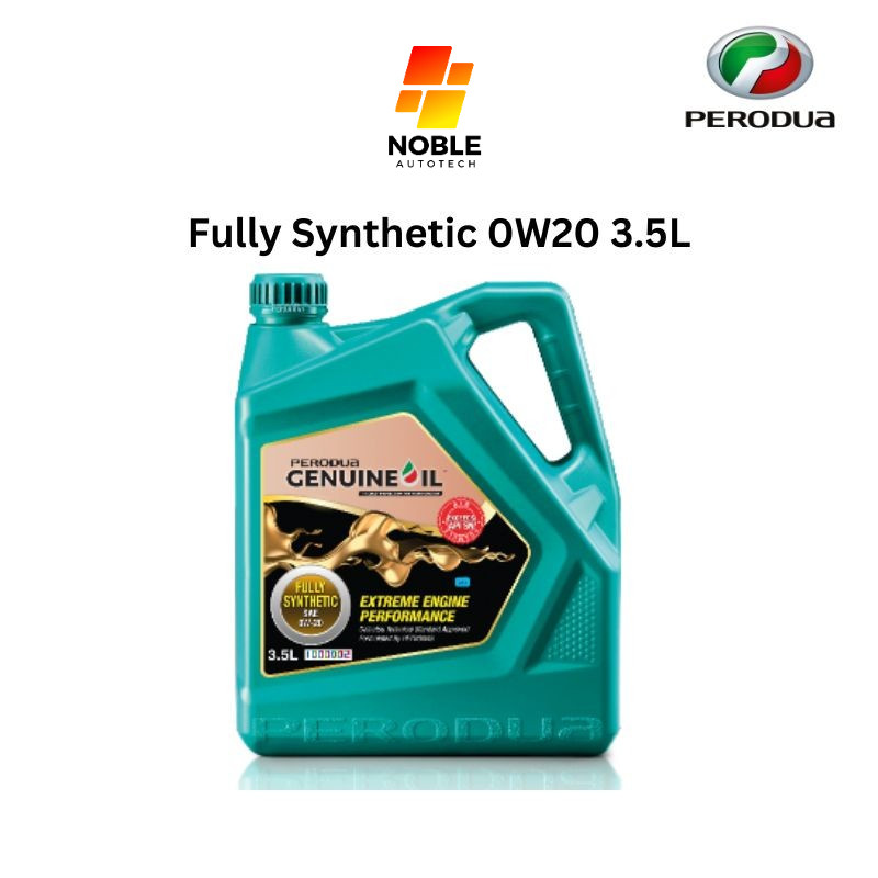 Perodua Fully Synthetic API SN Engine Oil 0W20 (70011016) | Shopee Malaysia