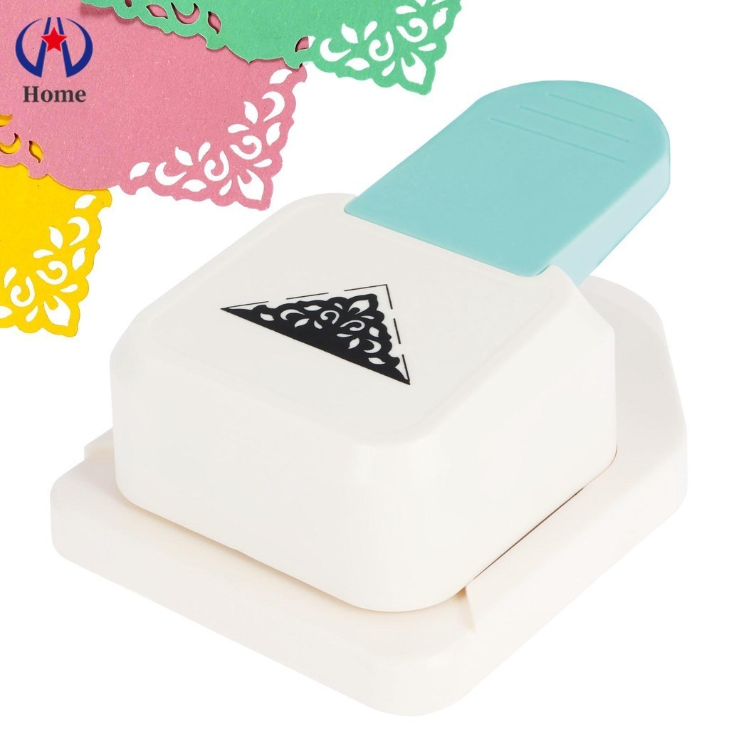 Corner Paper Punch Triangle Shape Corner Puncher Flower Pattern Corner
