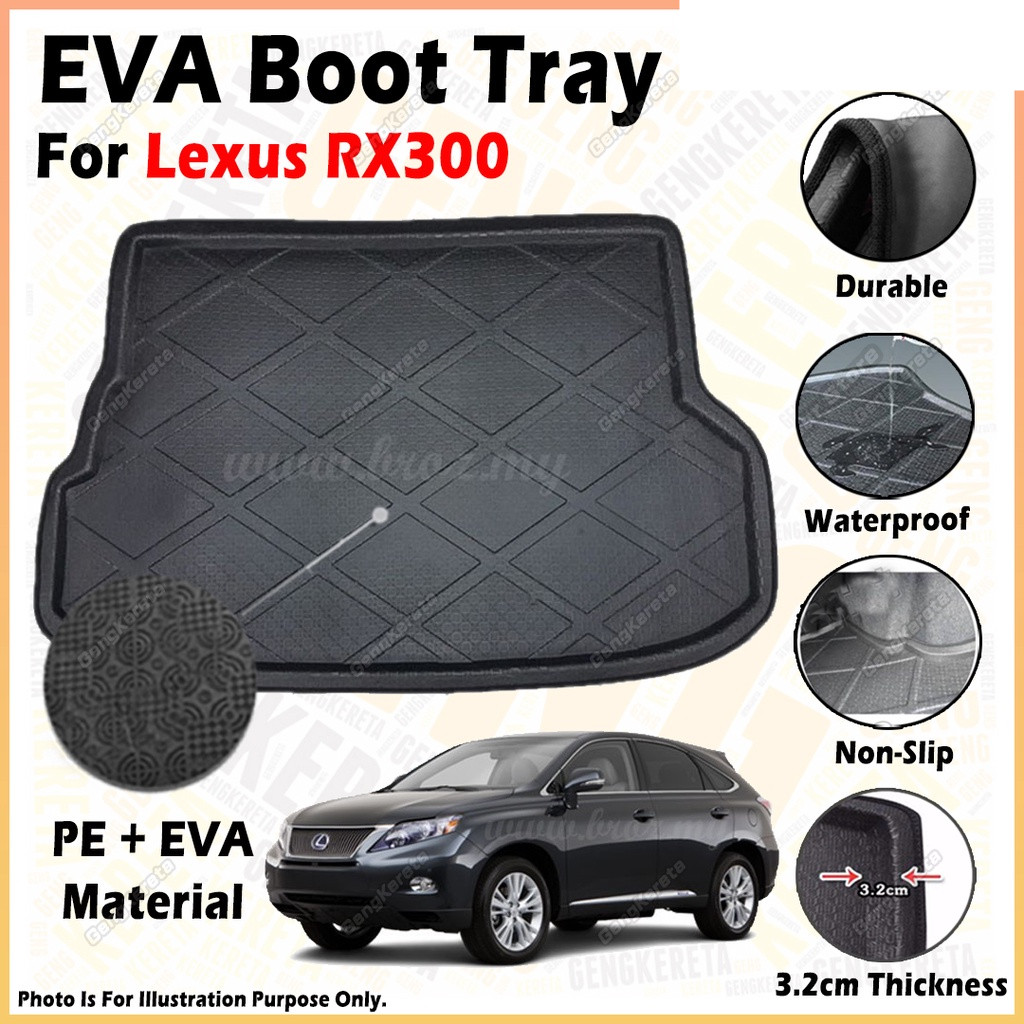 For Lexus RX300 EVA Copolymer Car Boot Tray Luggage Cargo Trunk Tray ...