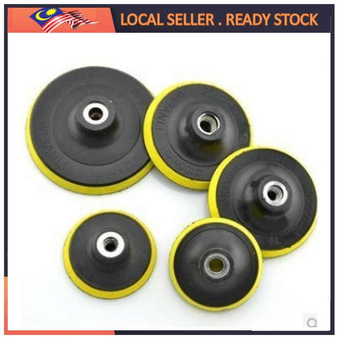 Scouring Pad 4 Inch Drill Brush Bit Set Angle Grinder Attachment Velcro ...