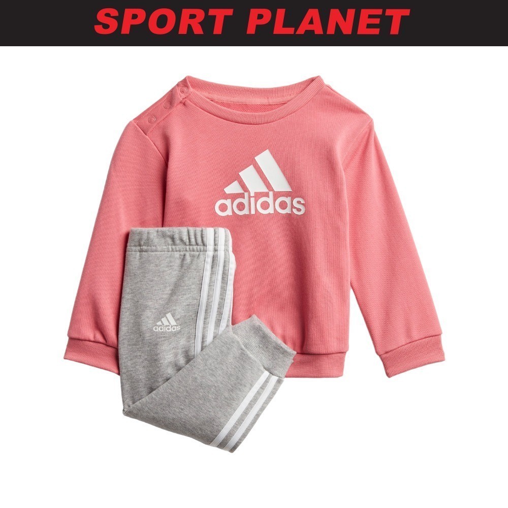 adidas Baby Badge Of Sport French Terry Jogger Set Shirt Baju Budak GM8978 Sport Planet 24 26