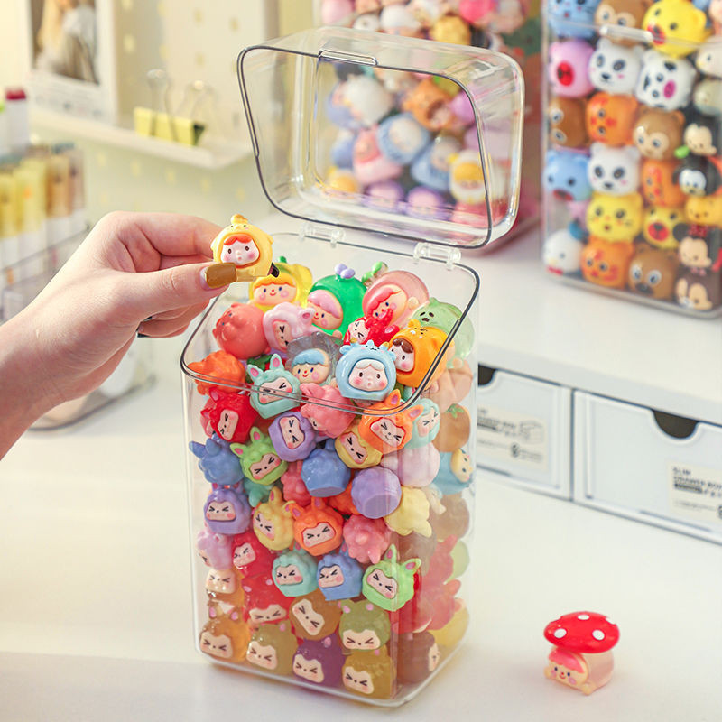 Cute Seed Jars, Box Displayed With Pictures Of Greed, Display