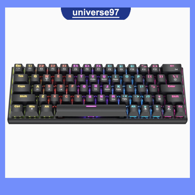 PING G101D Mechanical Gaming Keyboard 63 Keys Compact Wired Computer ...