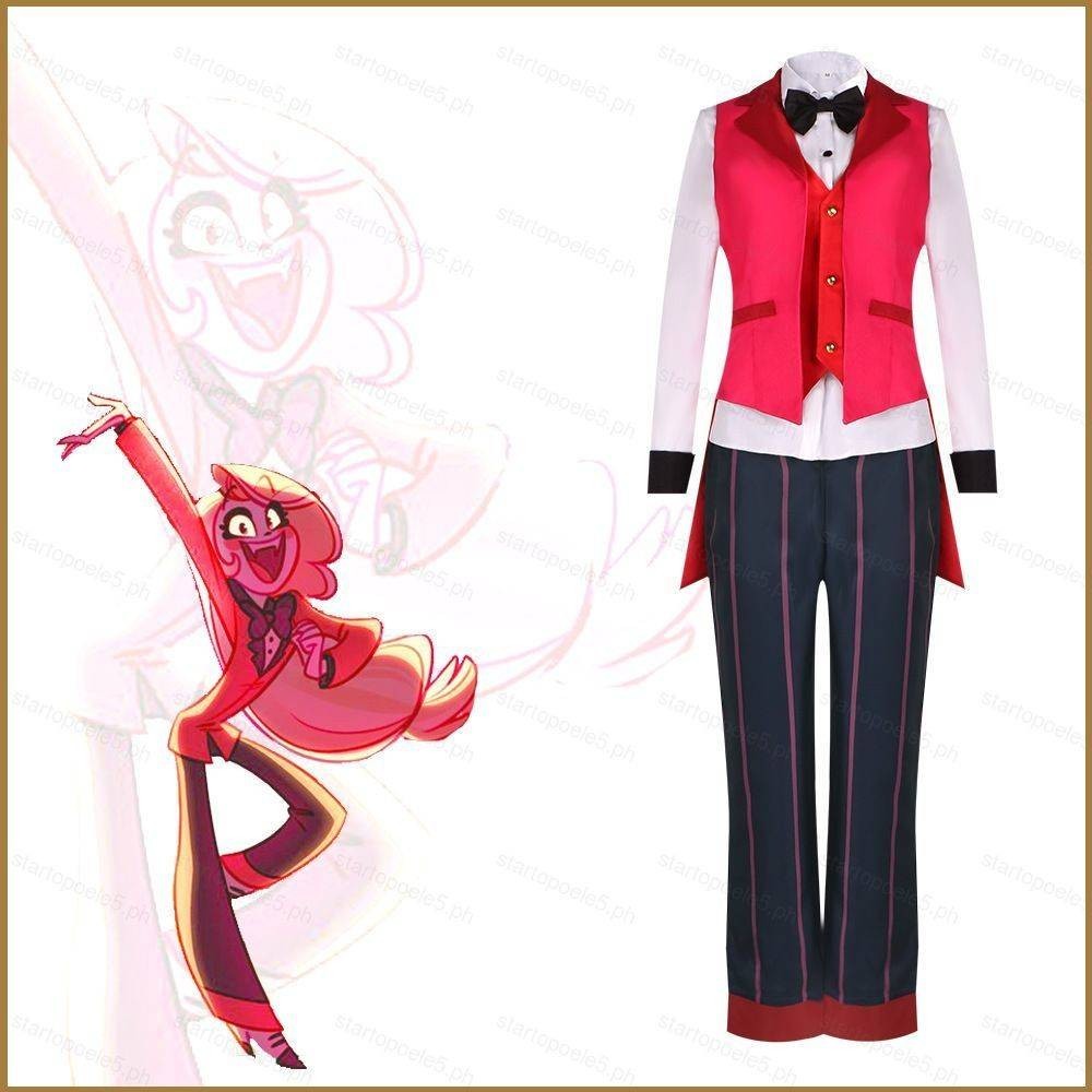 Sta5 Hazbin Hotel ALASTOR Elizabeth cosplay cloth Halloween party ...