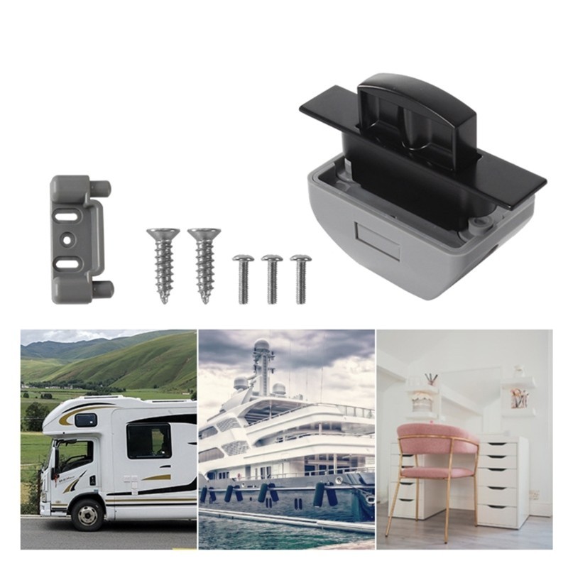 Seas Campers Car Push Lock RVs Caravans Boats Drawer Latches Push