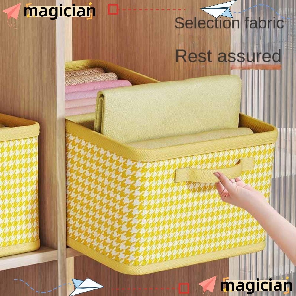 MAGIC Clothing Storage Box, Separation Yellow Underwear Storage Drawer
