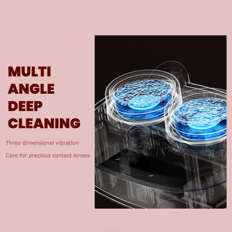 Ultrasonic Contact Lens Cleaner Electric Contact Lens Casing UV ...
