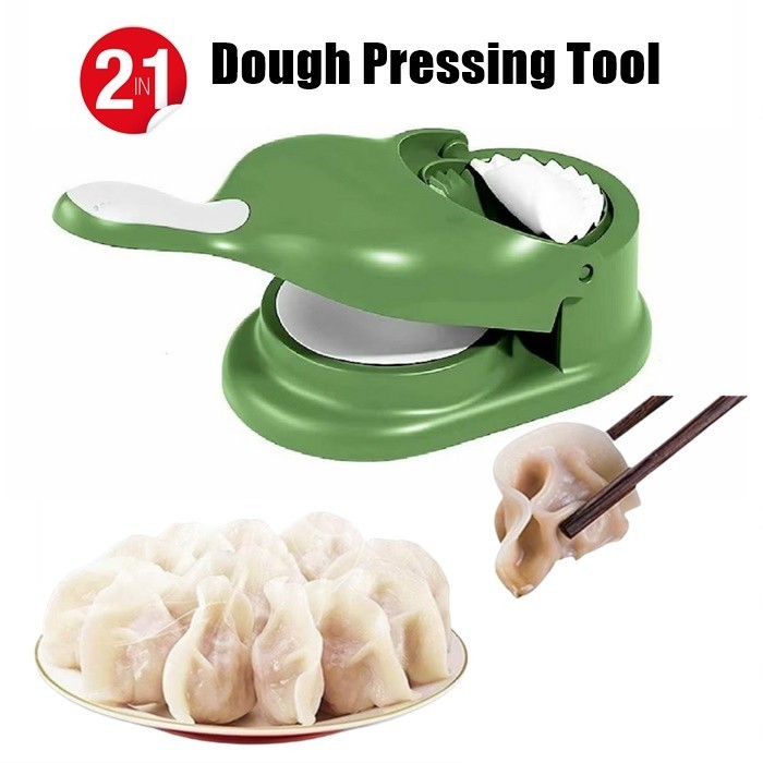 2-in-1 Dumpling Maker Mould Dough Pressing Tool Manual Press Dumpling ...