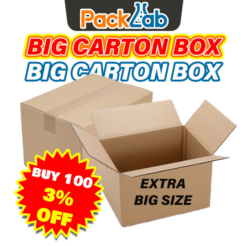 PackLab Big Carton Box Packaging Box Paper Box 纸箱 Big Box Kotak Besar