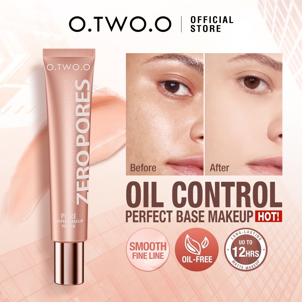 O Two O Makeup Primer Oil Control Base Invisible Pore Soft Focus Long