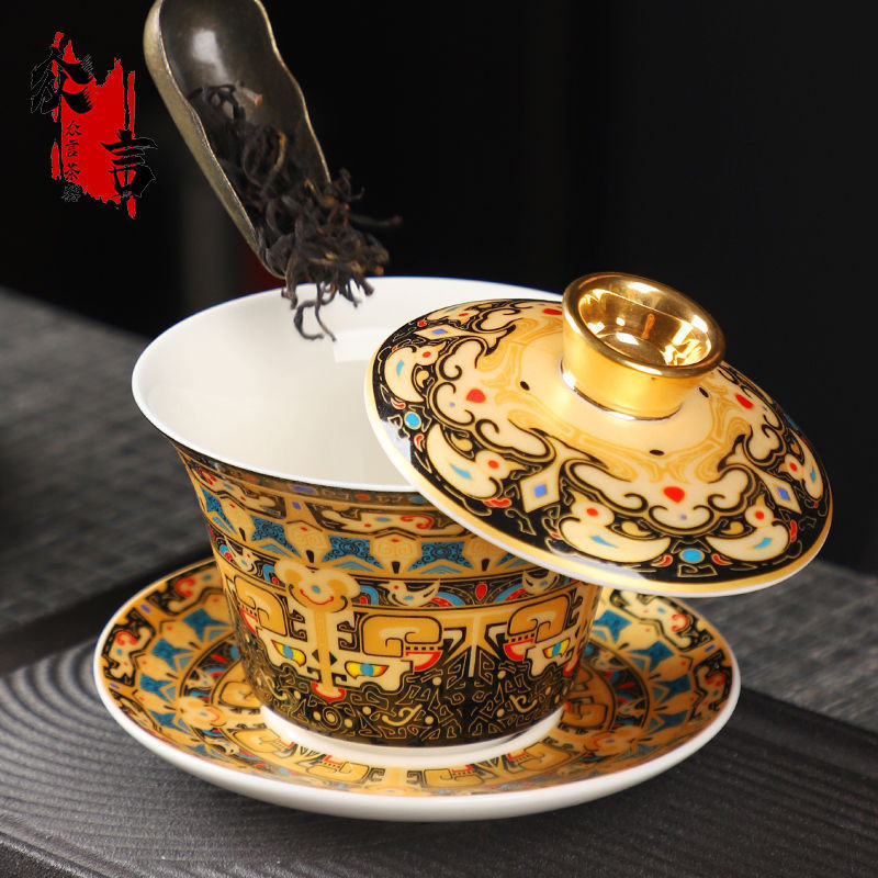 煎茶道具　賣茶好　酉年　鶏鳴盃　茶碗 ４客　共箱　V　6533 煎茶道具 賣茶好 酉年 鶏鳴盃 茶碗 4客 共箱 V 6533 - メルカリ
