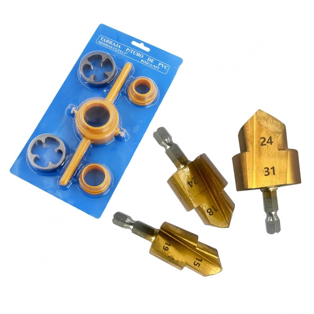 Essential Hand Tools for Thread Making PPR Riser Step Drill Bit Wire ...