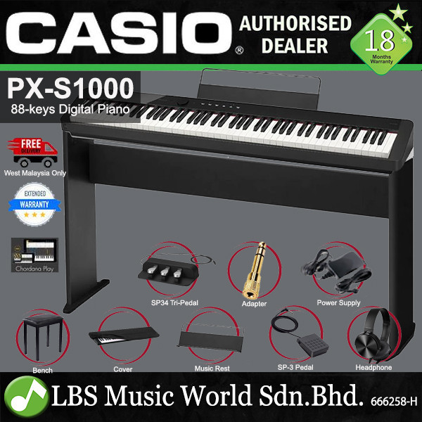 Casio px deals s1000 chordana