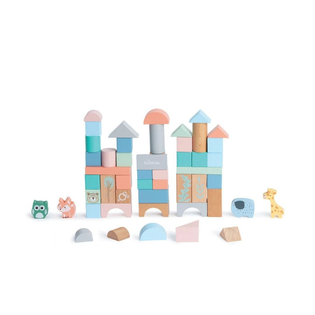 BUBBLE Wooden Activity Blocks | Shopee Malaysia