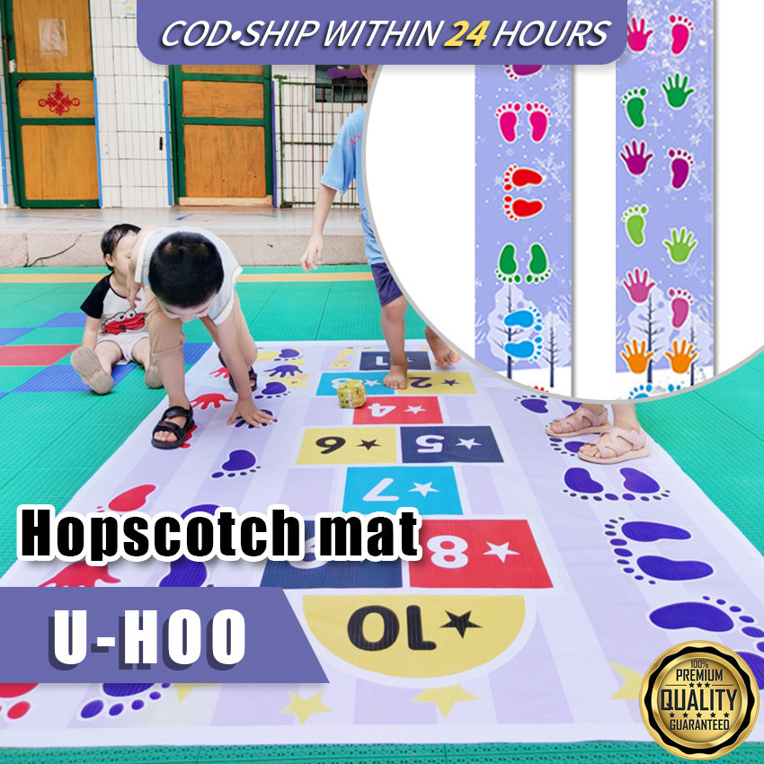 Educational Mat Hand and Feet Jumping Game Hands & Feet Hopscotch
