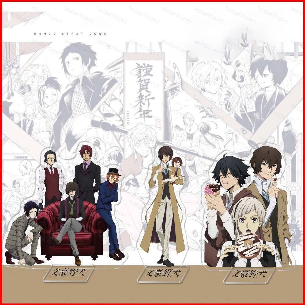 Bungo Zwerfhonden Figuur Dazai Osamu/Nakajima Atsushi Karakter Model