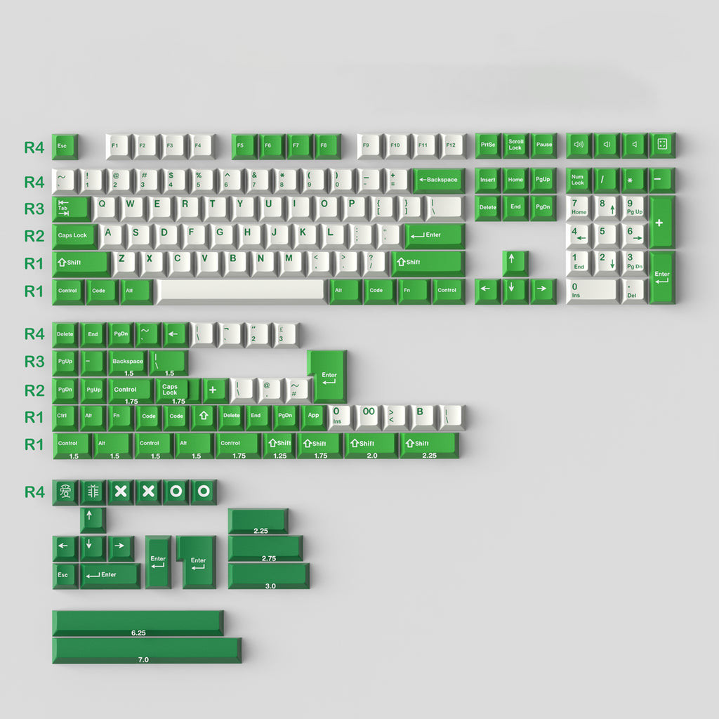 Royal Alpha Typewriter Keycaps Doubleshot ABS for Mechanical Keyboard ...