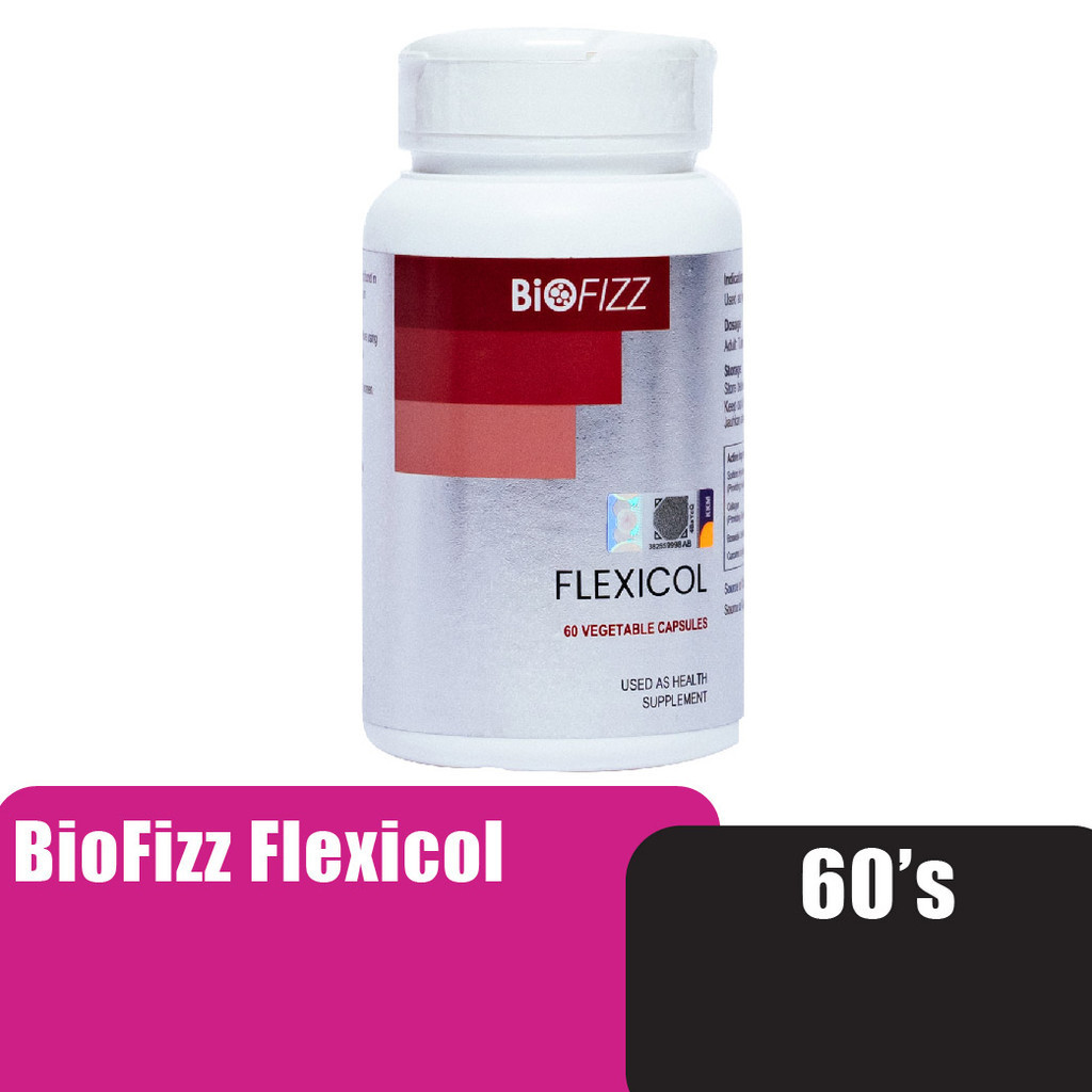 BIOFIZZ Flexicol 60'S Joint Supplement Knee Supplement Sodium