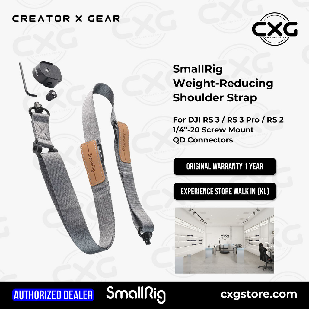 SmallRig WeightReducing Shoulder Strap for DJI RS4 / RS4 Pro / RS3