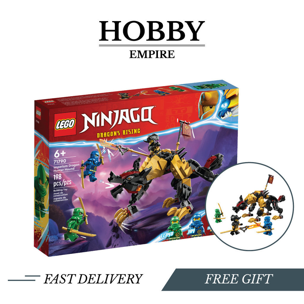 LEGO Ninjago 71790 Imperium Dragon Hunter Hound *Original LEGO + Extra ...