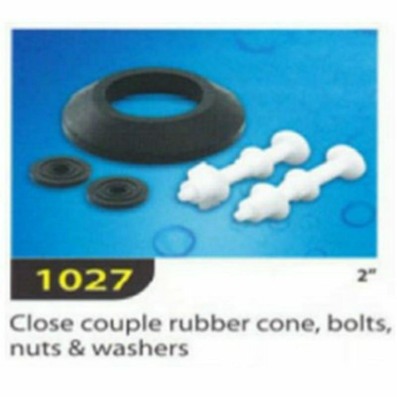 50mm Cistern Toilet Tank Bowl Rubber With Bolts Set Bracket Fixing