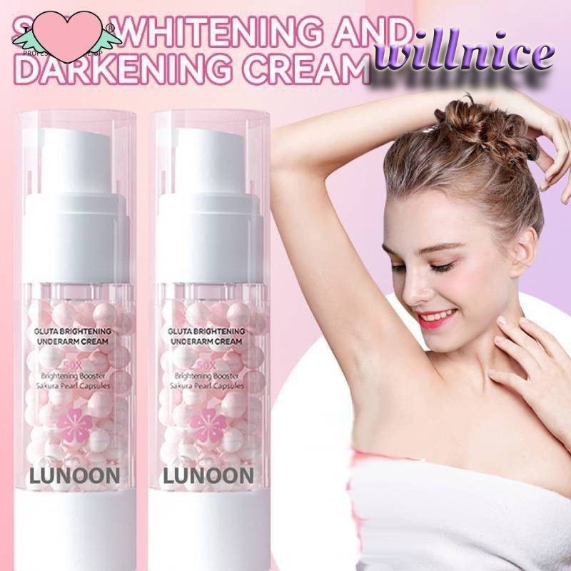 Lunoon Sakura Gluta Brightening Cream 30g Underarm Whitening Cream ...