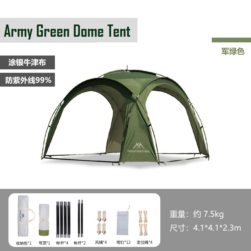 MOUNTAINHIKER Dome Tent Outdoor Portable Tent Shelter Dome Tent with ...