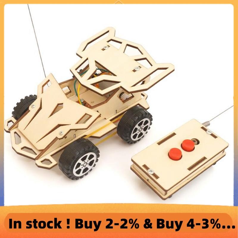 STEM Toys Science Project Education Diy Kit Wireless 4WD Remote Control ...